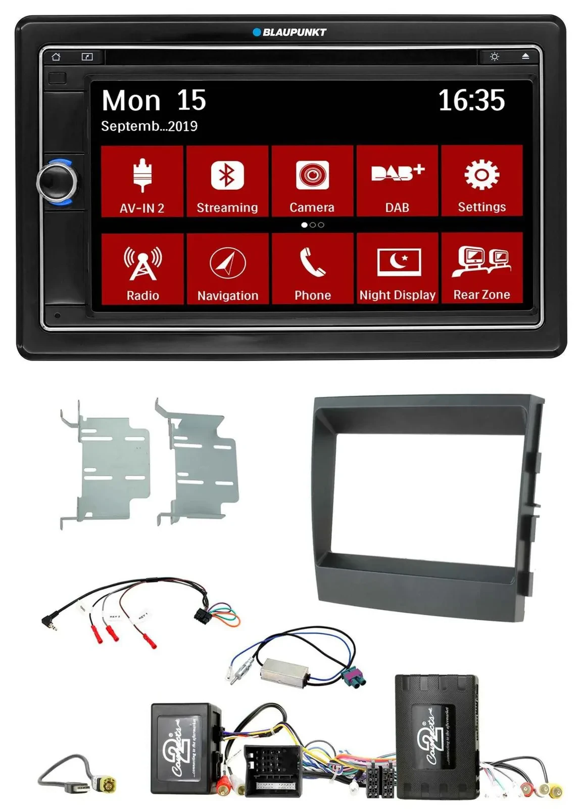 Blaupunkt TMC USB Lenkrad Bluetooth DAB 2DIN Navigation für Porsche Panamera Sou