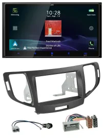 JVC USB Bluetooth 2DIN DAB MP3 Autoradio für Honda Accord ab 11 anthrazit