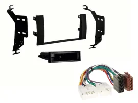 Einbauset Doppel DIN Autoradio für Toyota Prius 2004-2009 schwarz