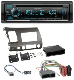 Kenwood MP3 Bluetooth DAB USB CD Autoradio für Honda Civic Hybrid FD3 06-10 anth
