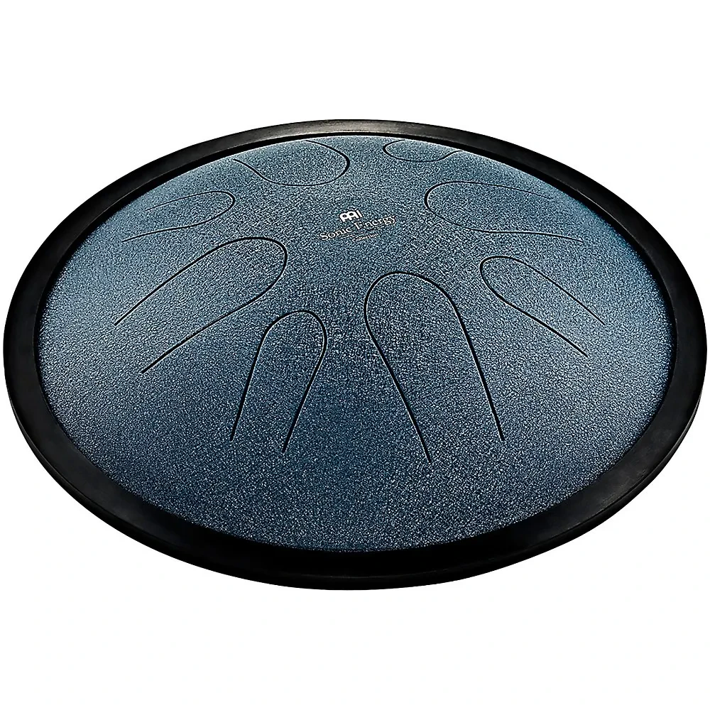 MEINL Sonic Energy Compact Steel Tongue Drum - C Minor, 10 in. Navy Blue