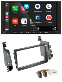 Автомагнитола JBL 2DIN DAB Bluetooth USB MP3 для Hyundai Azera/Grandeur (2006)