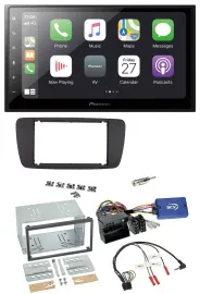 Автомагнитола Pioneer 2DIN, Bluetooth, DAB, USB для Seat Ibiza (с 2008)
