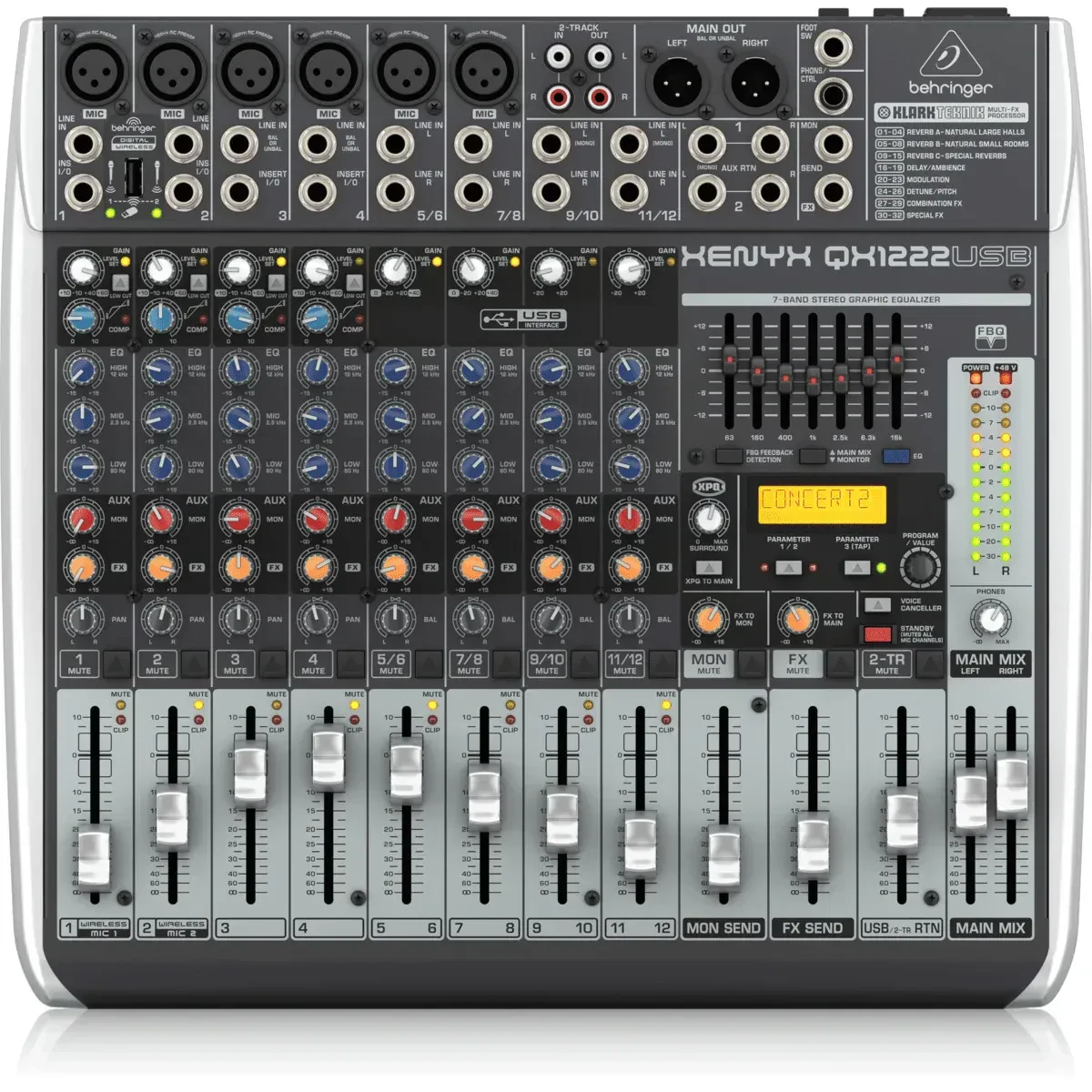 XENYX Premium 16-Input 2/2-Bus Mixer with USB
