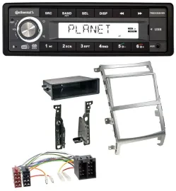 Continental USB 1DIN AUX DAB MP3 Autoradio für Hyundai ix55 (2009-2012) silber