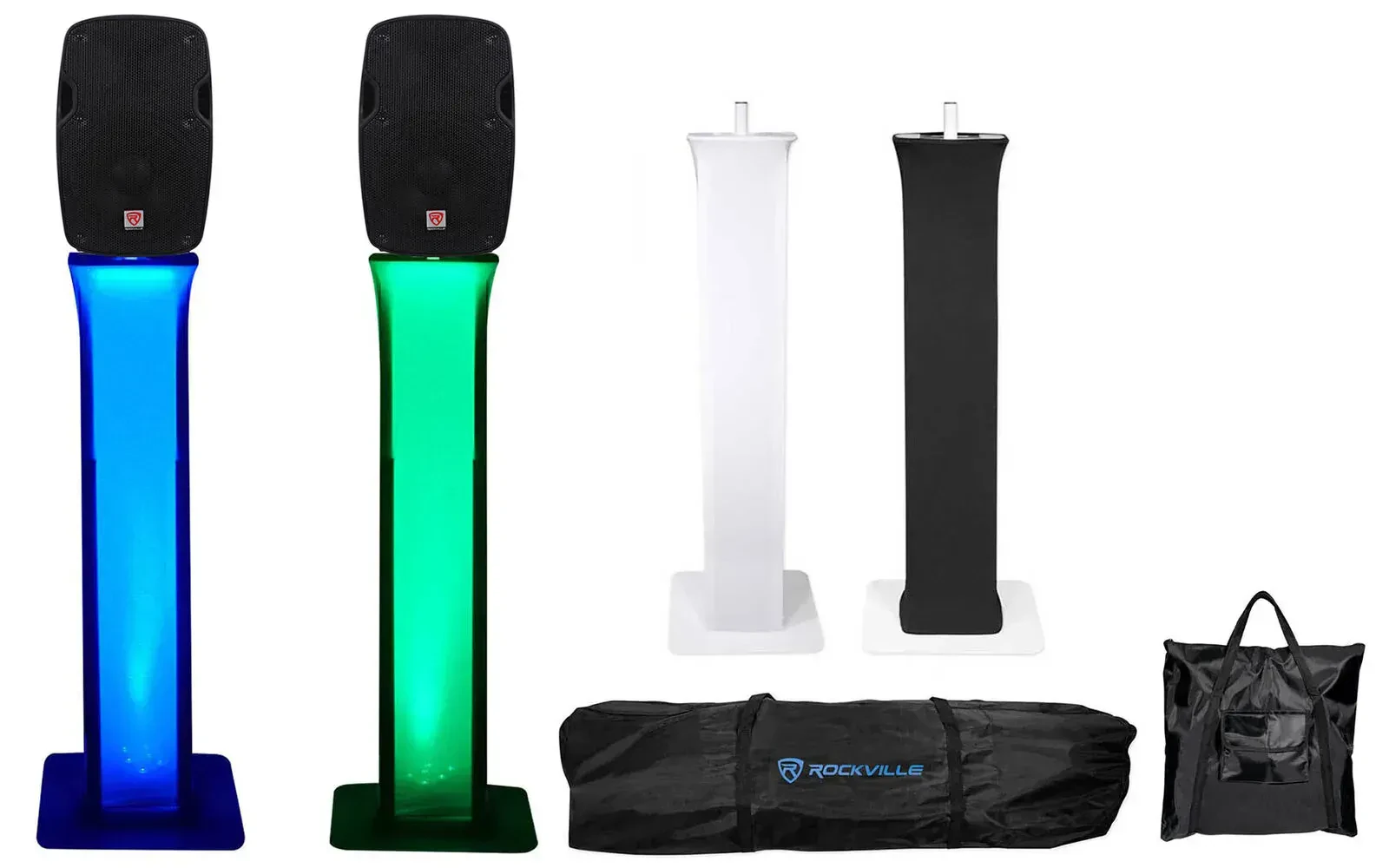 Пассивная акустическая система Rockville SPG88 Black с аксессуарами (пара)