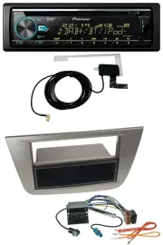 Автомагнитола Pioneer MP3, AUX, CD, USB, DAB для Seat Altea/Toledo (с 2005) антрацит металлик