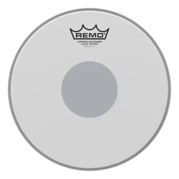 Пластик для барабанов Remo 13" Controlled Sound Emperor Coated Black Dot