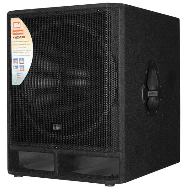 Сабвуфер пассивный Leem NWX-18B Black 1x18 2400W 4 Ohm