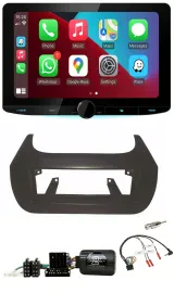 Kenwood Lenkrad USB DAB Bluetooth Autoradio für Citroen Nemo Fiat Fiorino Peugeo