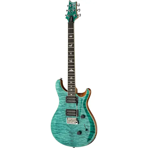 Электрогитара PRS SE Custom 24 Quilted Maple Top Turquoise w/Bag