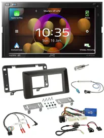 JVC DAB Lenkrad 2DIN Bluetooth USB Autoradio für Dacia Duster ab 2021