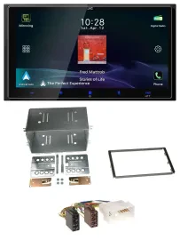 JVC USB Bluetooth 2DIN DAB MP3 Autoradio für Kia Optima Magentis 05-10