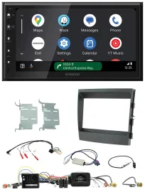 Kenwood DAB Bluetooth USB Lenkrad 2DIN Autoradio für Porsche Panamera 2009-2016
