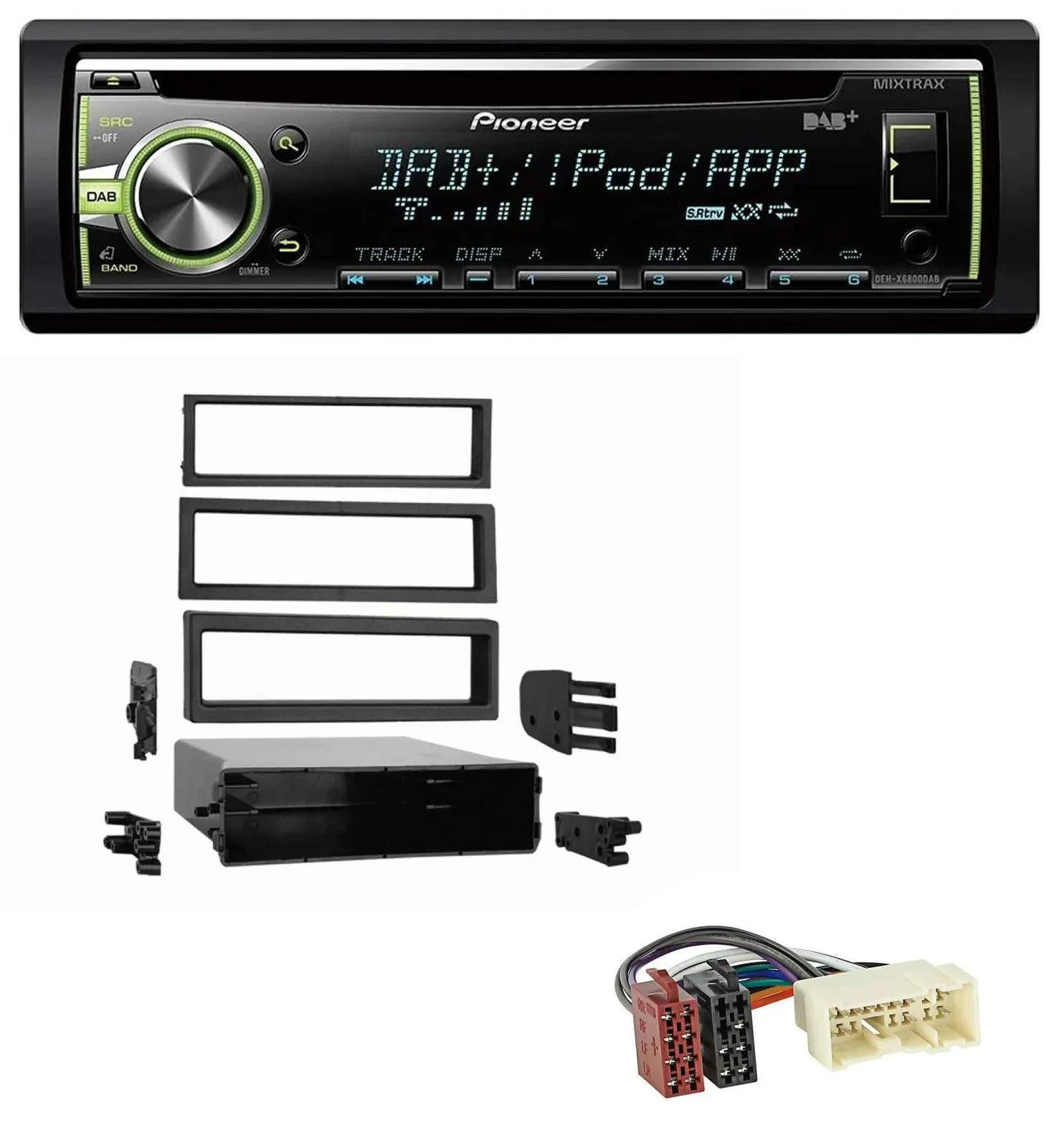 Pioneer DAB USB MP3 AUX CD Autoradio für Nissan Xterra (2000-2004)