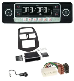 Dietz USB DAB MP3 Bluetooth Autoradio für Chevrolet Spark (KLM 2012-2013)