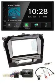 Kenwood Bluetooth Lenkrad DAB USB 2DIN Autoradio für Suzuki Vitara ab 2015