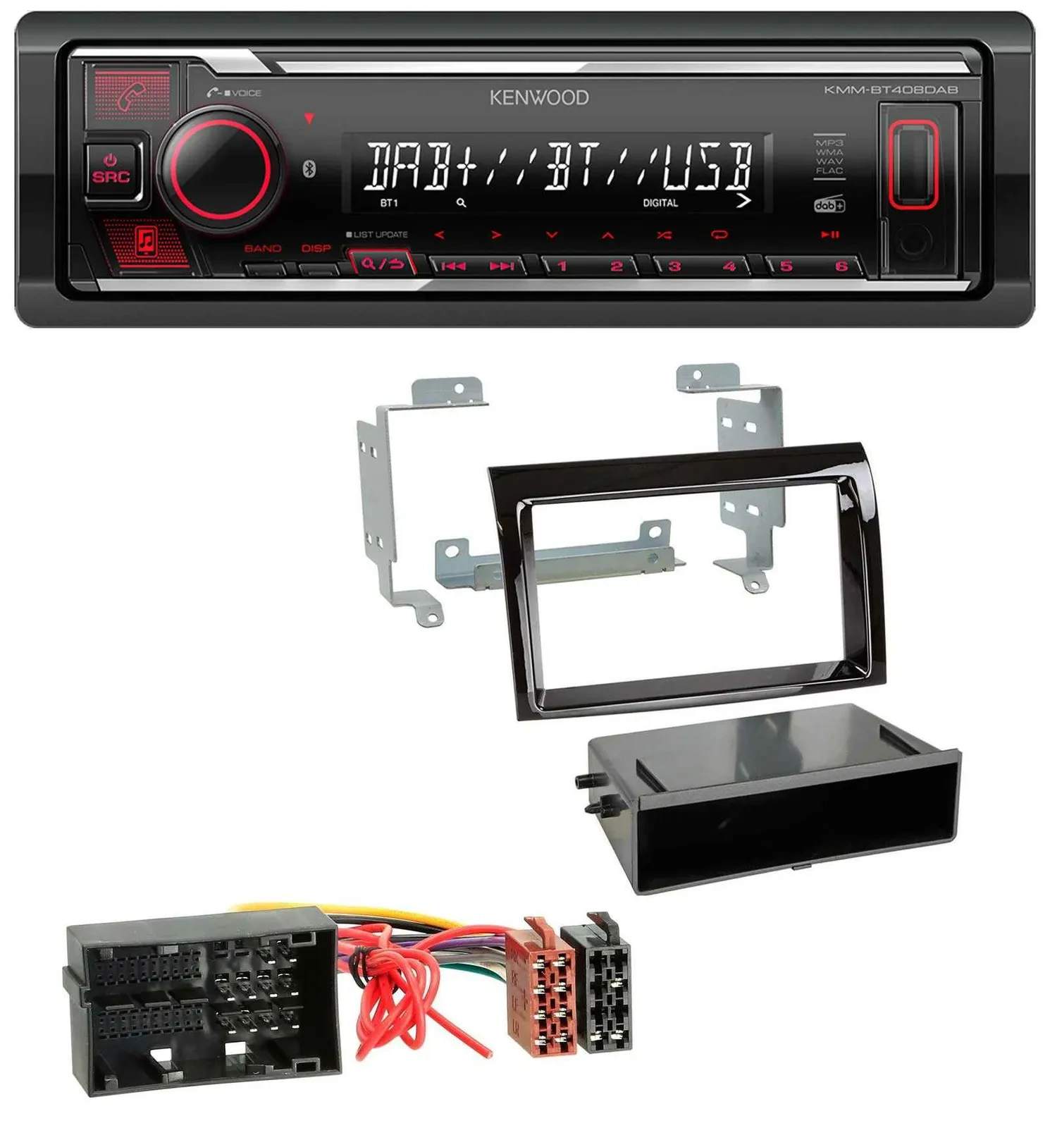 Kenwood MP3 Bluetooth USB DAB Autoradio für Citroen Jumper Fiat Ducato 14-21 pia