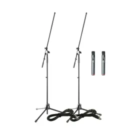 Audio CM 5 Stereo Instrumentenmikrofon Set, 2 Kondensator Mikros, 2 XLR Kabel