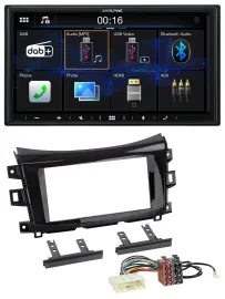 Alpine Bluetooth 2DIN MP3 DAB USB Autoradio für Nissan Navara (ab 16)