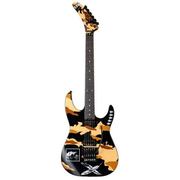 Электрогитара LTD GL George Lynch Signature Electric Guitar, Ebony FB, Desert Eagle