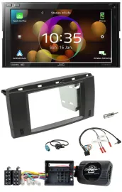 JVC DAB Lenkrad 2DIN Bluetooth USB Autoradio für Mercedes SLK 08-11 R171