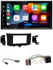 Kenwood DAB USB Bluetooth 2DIN MP3 Autoradio für Smart ForTwo 10-15 ISO Profiver