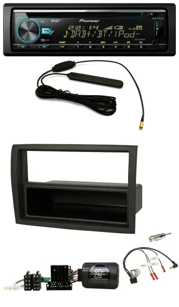 Pioneer CD MP3 Lenkrad DAB USB Autoradio für Fiat Ducato 2012-15 schwarz