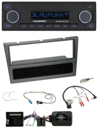 Blaupunkt DAB USB Bluetooth Lenkrad Autoradio für Opel Corsa C Meriva Vectra C T