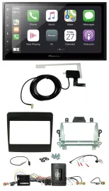 Pioneer USB Lenkrad 2DIN Bluetooth DAB Autoradio für Porsche 911 991 2011-2017 I