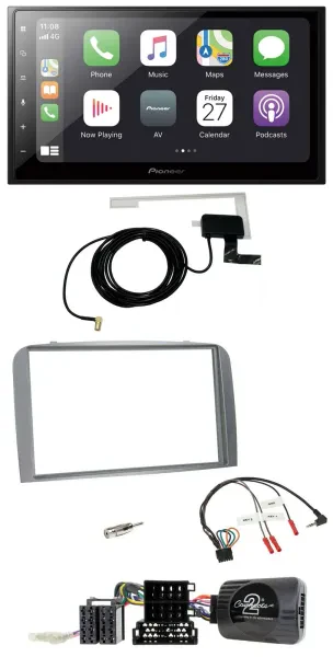 Pioneer USB Lenkrad 2DIN Bluetooth DAB Autoradio für Alfa Romeo 147 GT 2007-2010