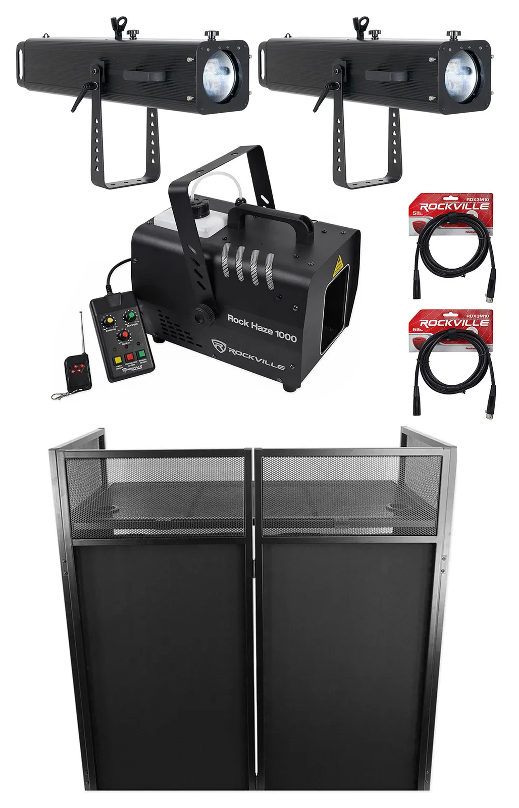 Комплект светового оборудования American DJ FS3000LED+ROCKBOOTH XL+ROCKHAZE 1000