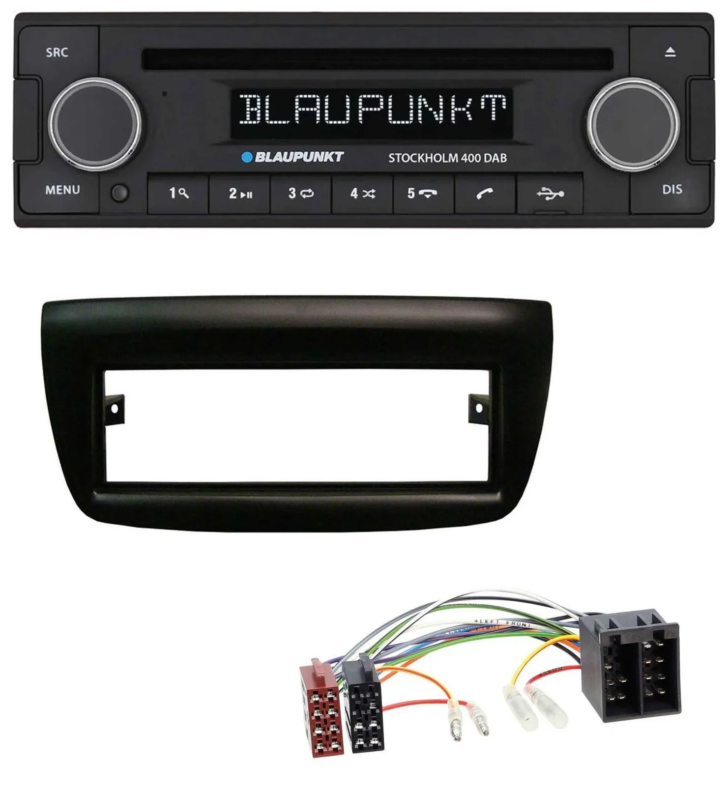 Blaupunkt MP3 Bluetooth DAB CD USB Autoradio für Fiat Doblo 12-15 Opel Combo 10-