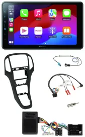 Pioneer Bluetooth 2DIN USB Lenkrad DAB Autoradio für Opel Astra ab 09 Perlschwar