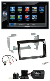 Blaupunkt SD USB TMC Bluetooth 2DIN Lenkrad Navigation für Fiat Ducato 2006-2008