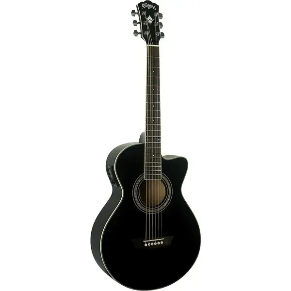 Электроакустическая гитара Washburn EA10B Festival Jumbo Black