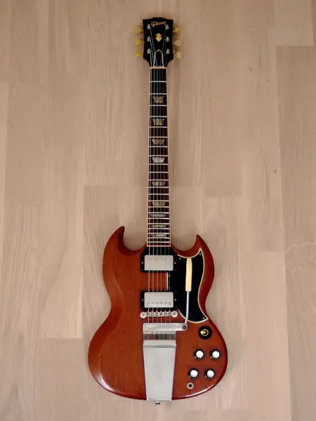 Электрогитара Gibson SG Standard Maestro Vibrola Cherry w/case USA 1964