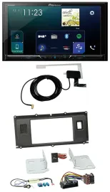 Автомагнитола для Land Rover Evoque (с 2011) Pioneer 2-DIN, DAB, USB, MP3, Bluetooth