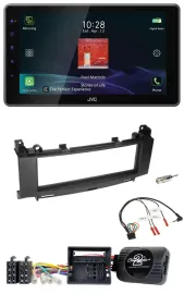 JVC DAB Lenkrad Bluetooth USB Autoradio für Mercedes A-Klasse 05-12 B-Klasse 05-