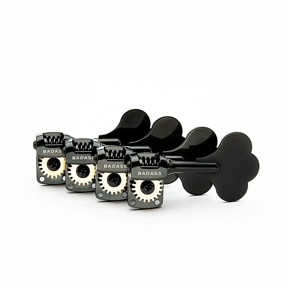 Колки для бас-гитары Leo Quan Badass OGT Mini 4-in-line Black