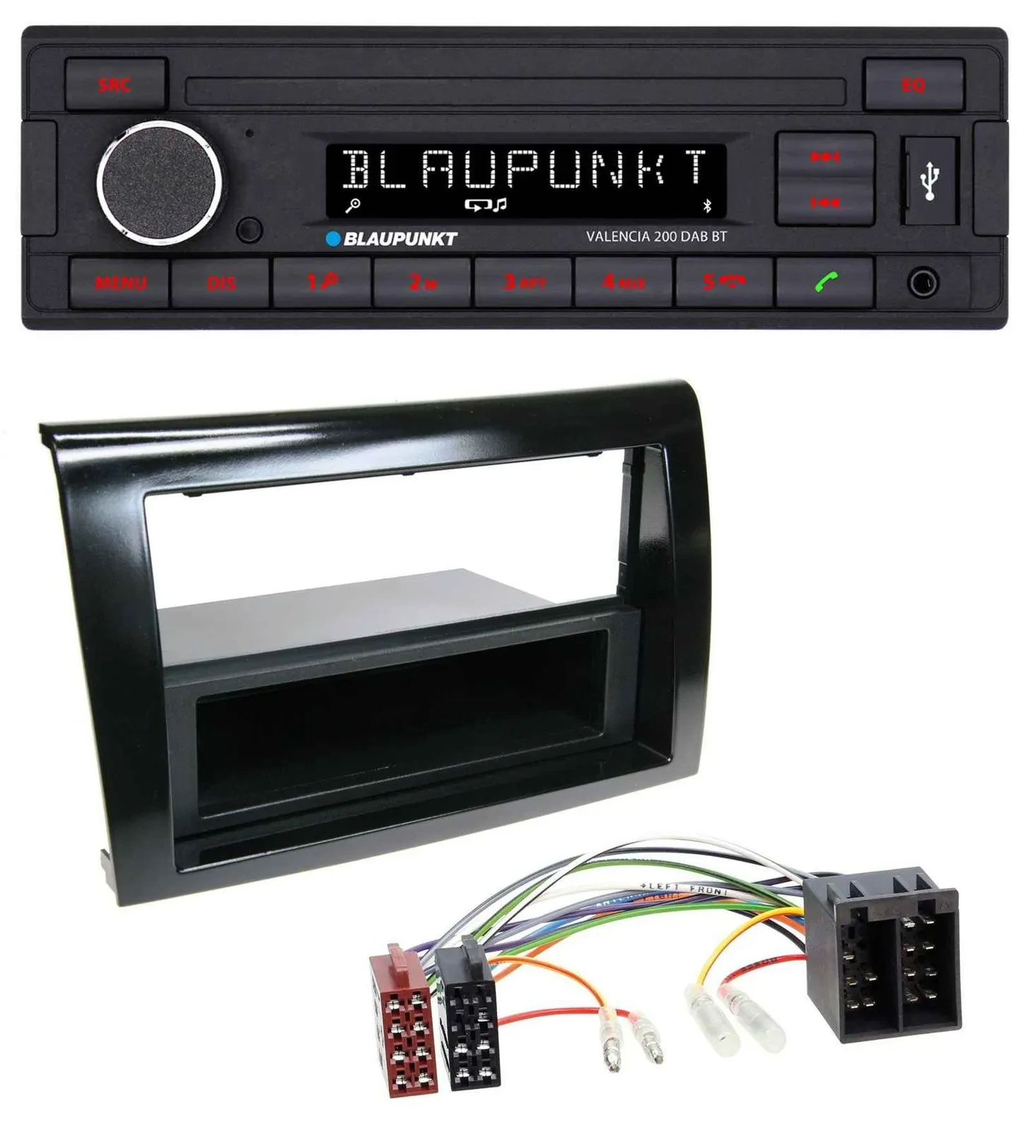 Blaupunkt DAB MP3 Bluetooth USB Autoradio für Fiat Bravo (ab 2007)