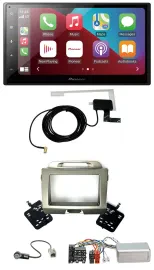 Автомагнитола для Kia Sportage 3 (2010–2015) Pioneer 2DIN, USB, Bluetooth, DAB, поддержка кнопок на руле