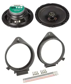 ACV 16,5cm 100Watt 2-Wege Lautsprecher für Opel Astra Insignia Karl Meriva Mokka