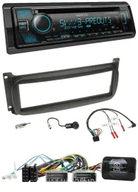 Kenwood Bluetooth USB CD Lenkrad DAB Autoradio für Chrysler Dofge RAM ab 2002