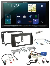 Pioneer Lenkrad Bluetooth USB 2DIN DAB Autoradio für Dacia Duster ab 2021