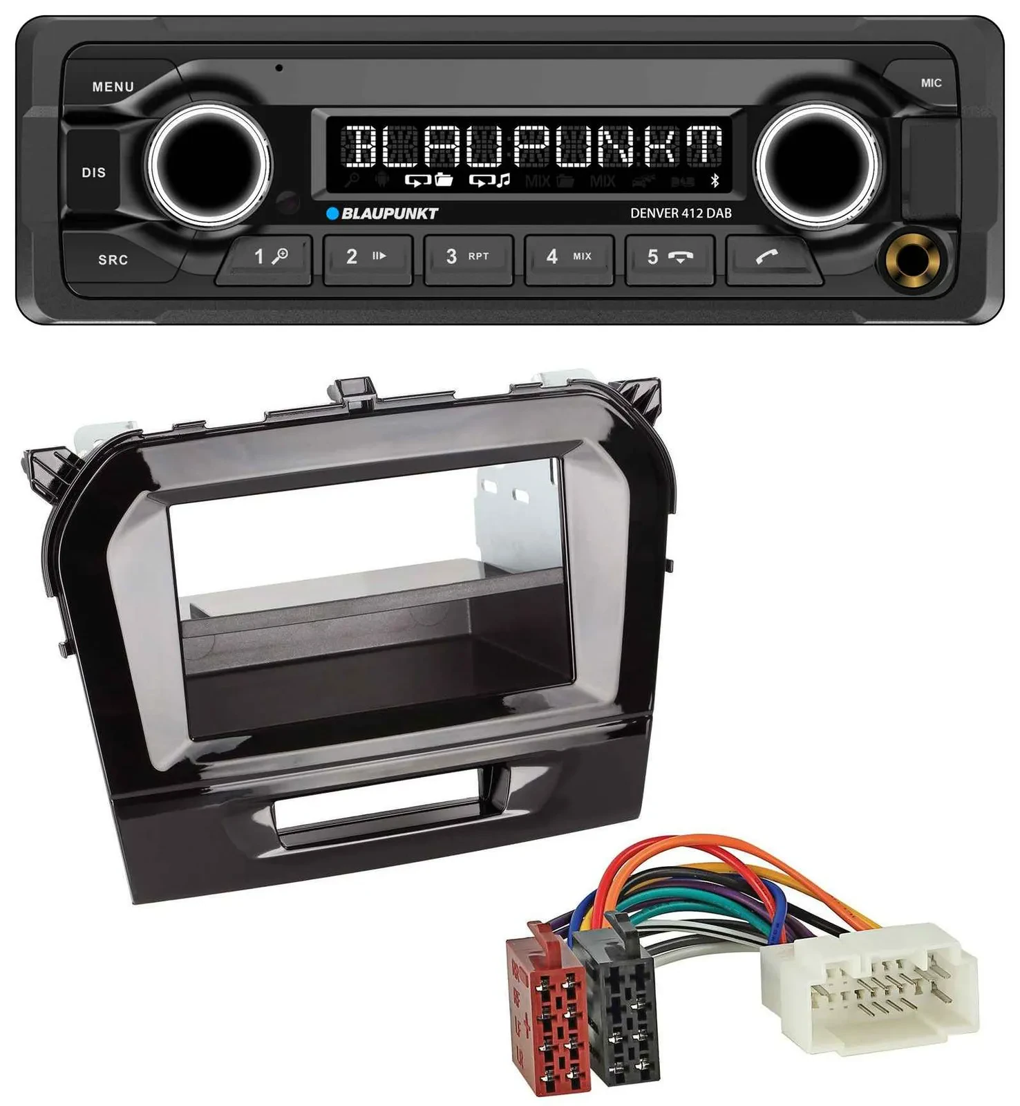Blaupunkt Bluetooth DAB MP3 USB Autoradio für Suzuki Vitara (ab 2015)