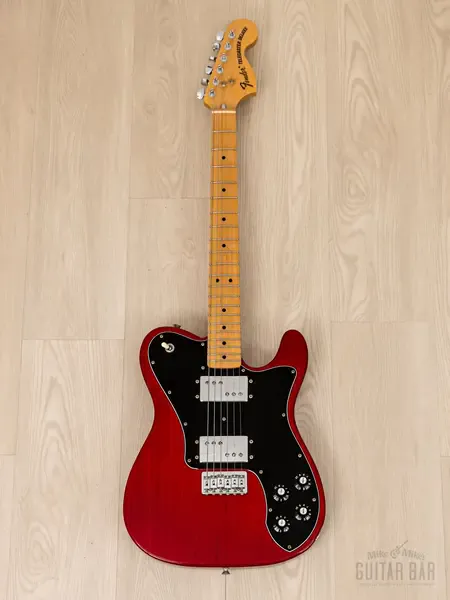 Электрогитара Fender Telecaster Deluxe Limited Edition 1974 Vintage Reissue TD74-LTD HH Cherry w/gigbag Japan 2008