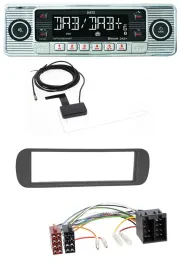 Dietz Bluetooth USB MP3 DAB Autoradio für Lancia Y (1996-2004) - schwarz