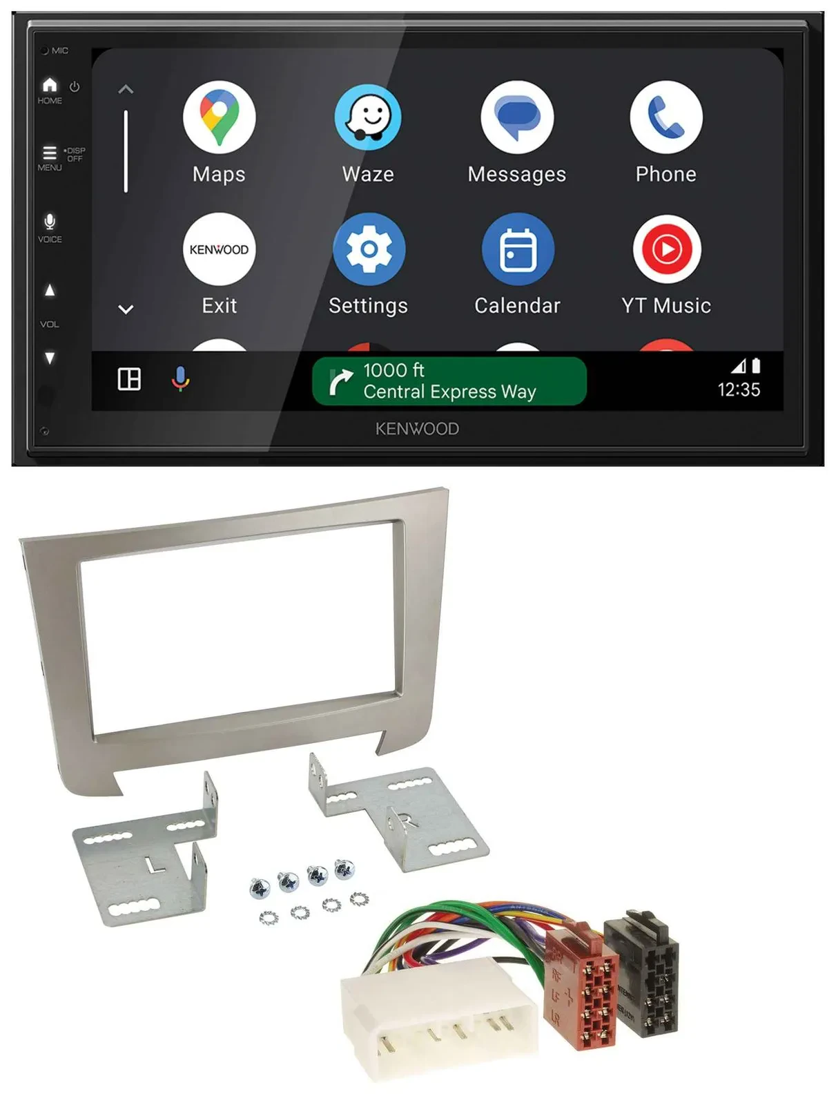 Kenwood DAB Bluetooth USB MP3 2DIN Autoradio für SSangYong Rexton ab 2013