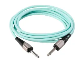 Кабель инструментальный Flanger FICM-005(Macaroons)-LG 3 м, светло-зелёный, 6.3 мм jack-jack